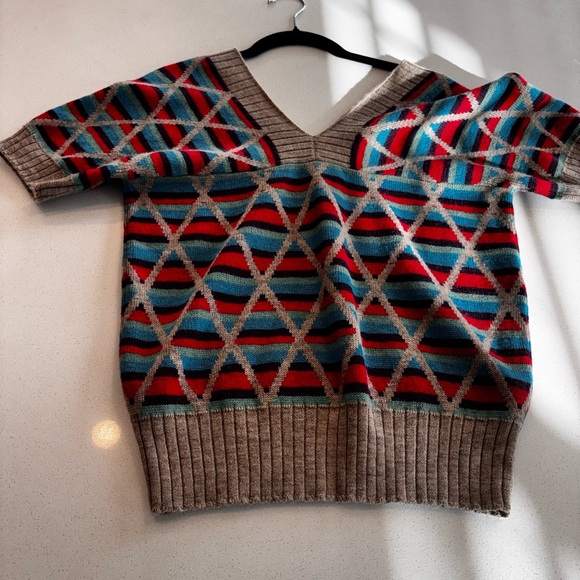 Marc Jacobs Sweaters - Marc Jacobs Multicolor V-Neck Sweater